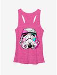 Star Wars Stained Glass Stormtrooper Womens Tank, PINK HTR, hi-res