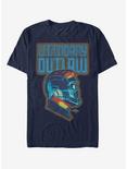 Guardians of the Galaxy Vol. 2 Star-Lord Cover  T-Shirt, NAVY, hi-res