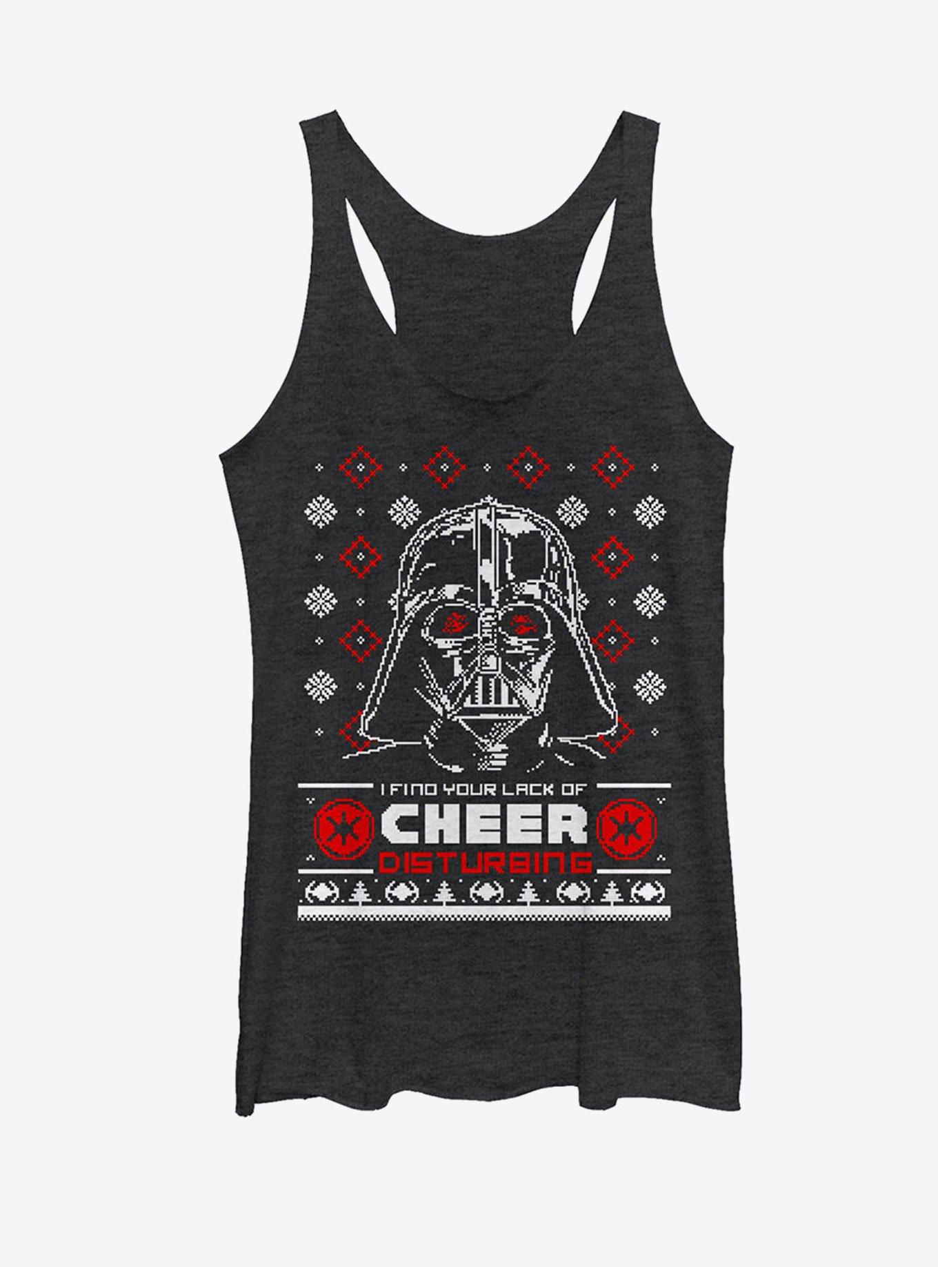 Star Wars Ugly Christmas Lack of Cheer Snowflake Womens Tank, , hi-res