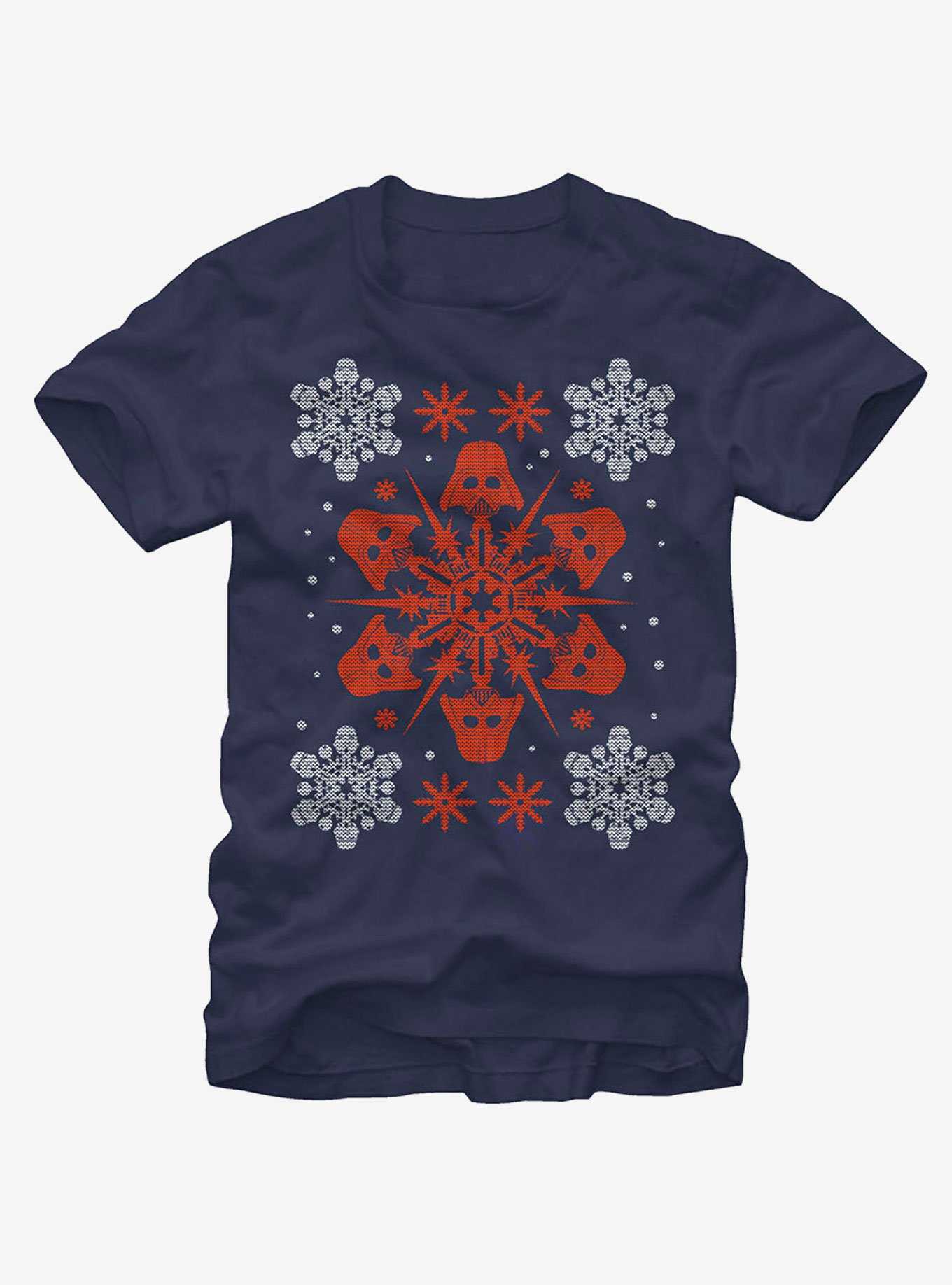 Star Wars Christmas Darth Vader Snowflake T-Shirt, , hi-res
