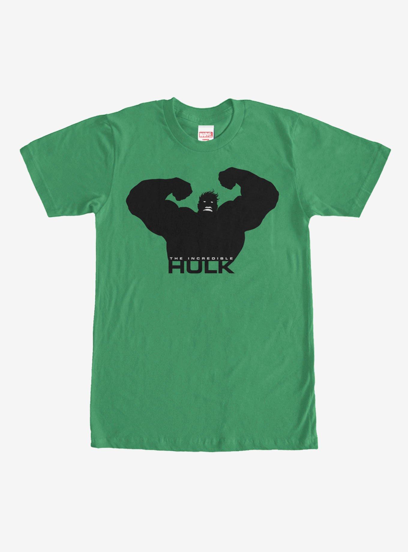 Marvel Hulk Silhouette T-Shirt, KELLY, hi-res