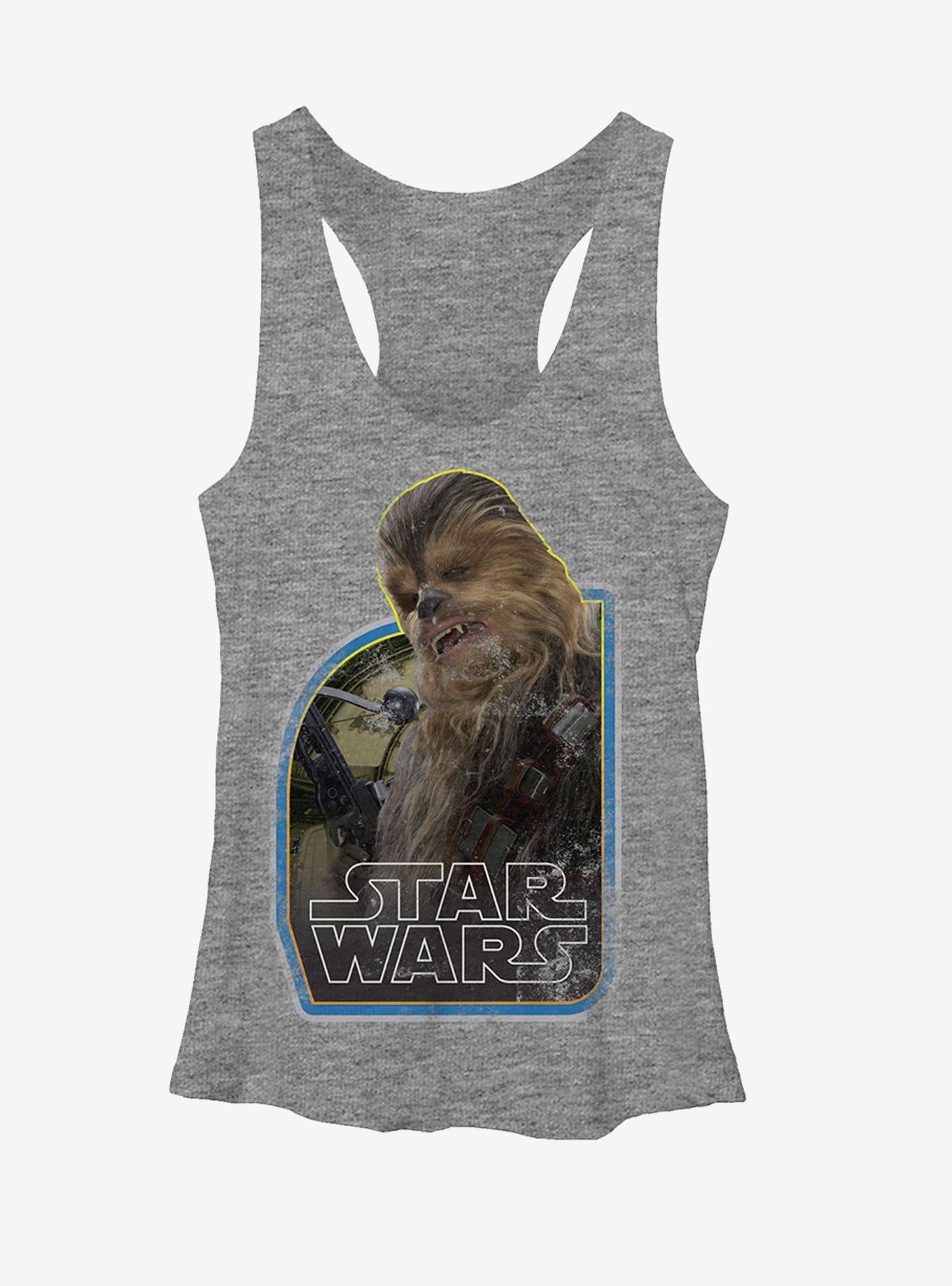 Star Wars Vintage Chewbacca Womens Tank - GREY | BoxLunch