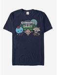 Guardians of the Galaxy Best Friends Kawaii T-Shirt, NAVY, hi-res