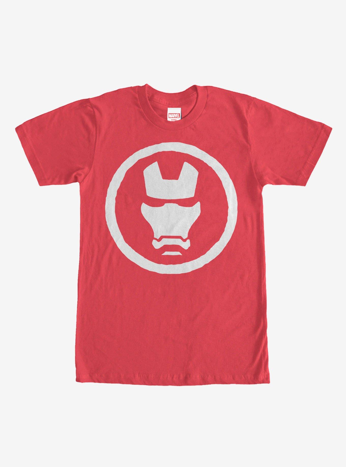 Marvel Iron Man Mask T-Shirt, RED, hi-res