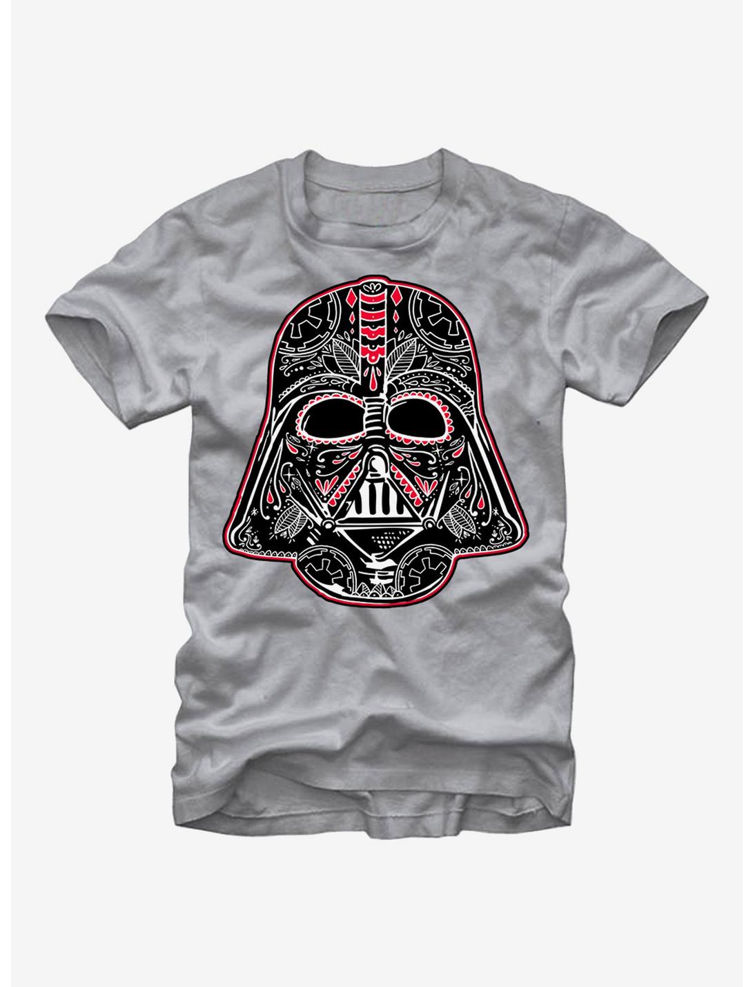 Star Wars Sugar Skull Vader T-Shirt, SILVER, hi-res