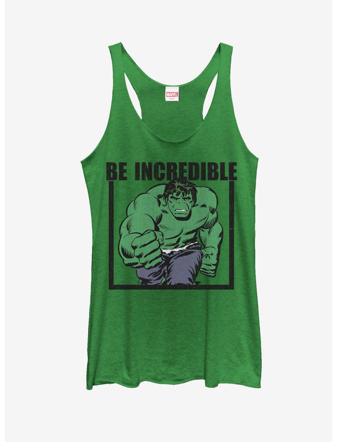 Marvel Hulk Be Incredible Womens Tank, ENVY, hi-res