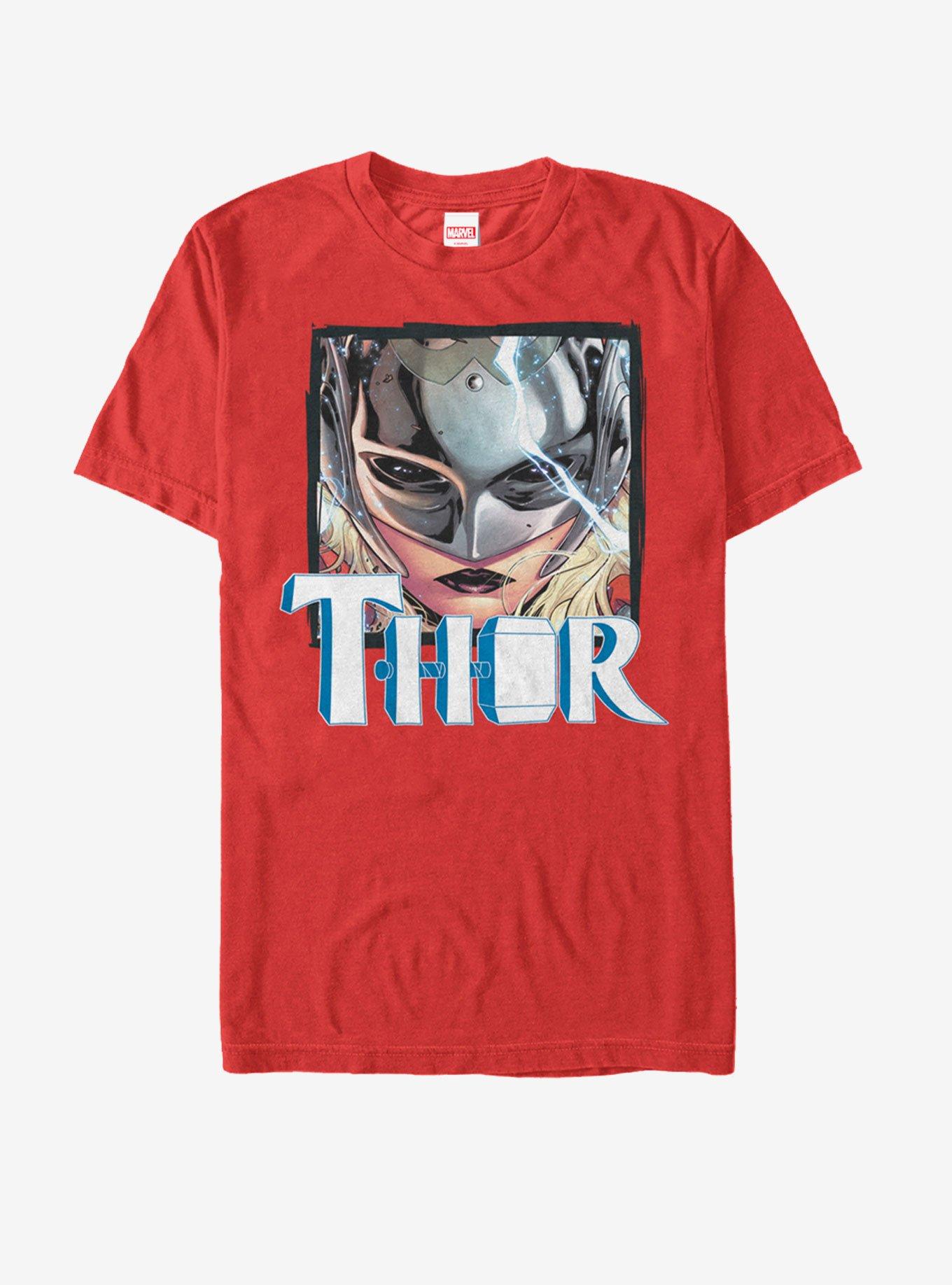 Marvel Thor Jane Foster Cover Art T-Shirt, RED, hi-res