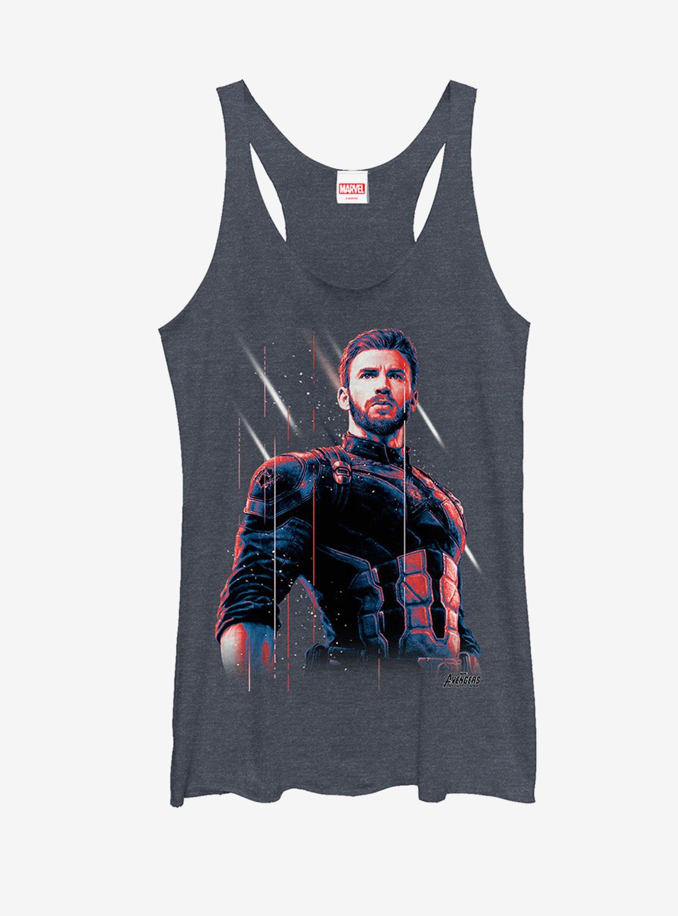 Marvel Avengers: Infinity War Captain Streak Womens Tank, , hi-res