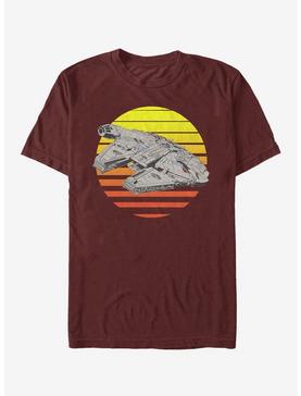 Plus Size Star Wars Millennium Falcon Sunset T-Shirt, , hi-res