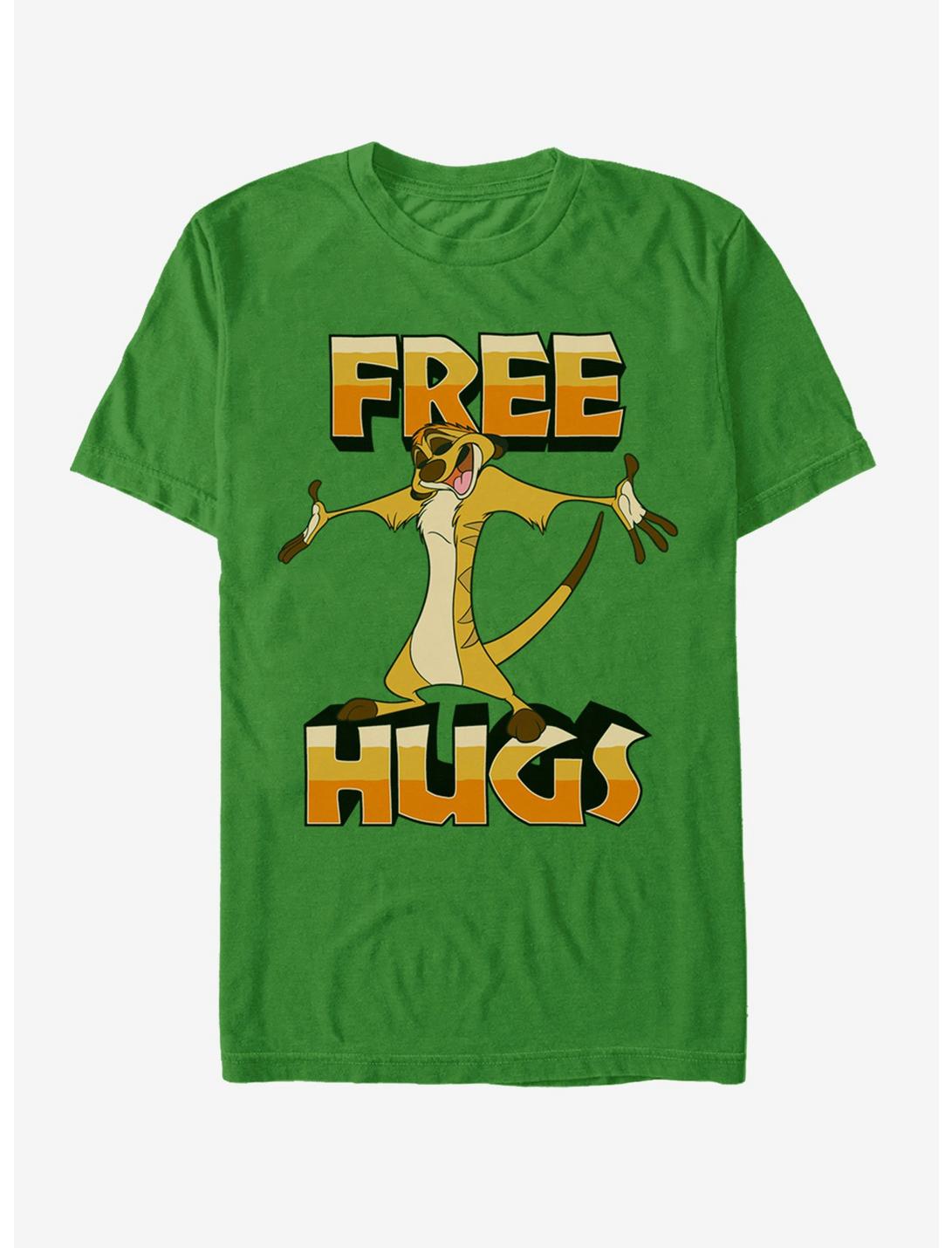 Disney Lion King Timon Free Hugs T-Shirt, KELLY, hi-res