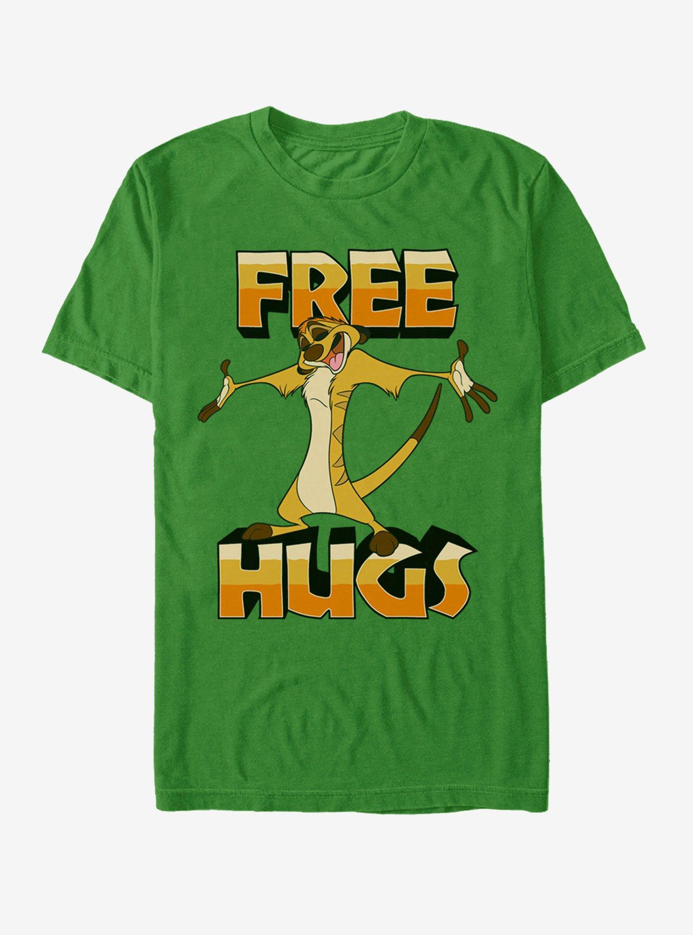Disney Lion King Timon Free Hugs T-Shirt, KELLY, hi-res