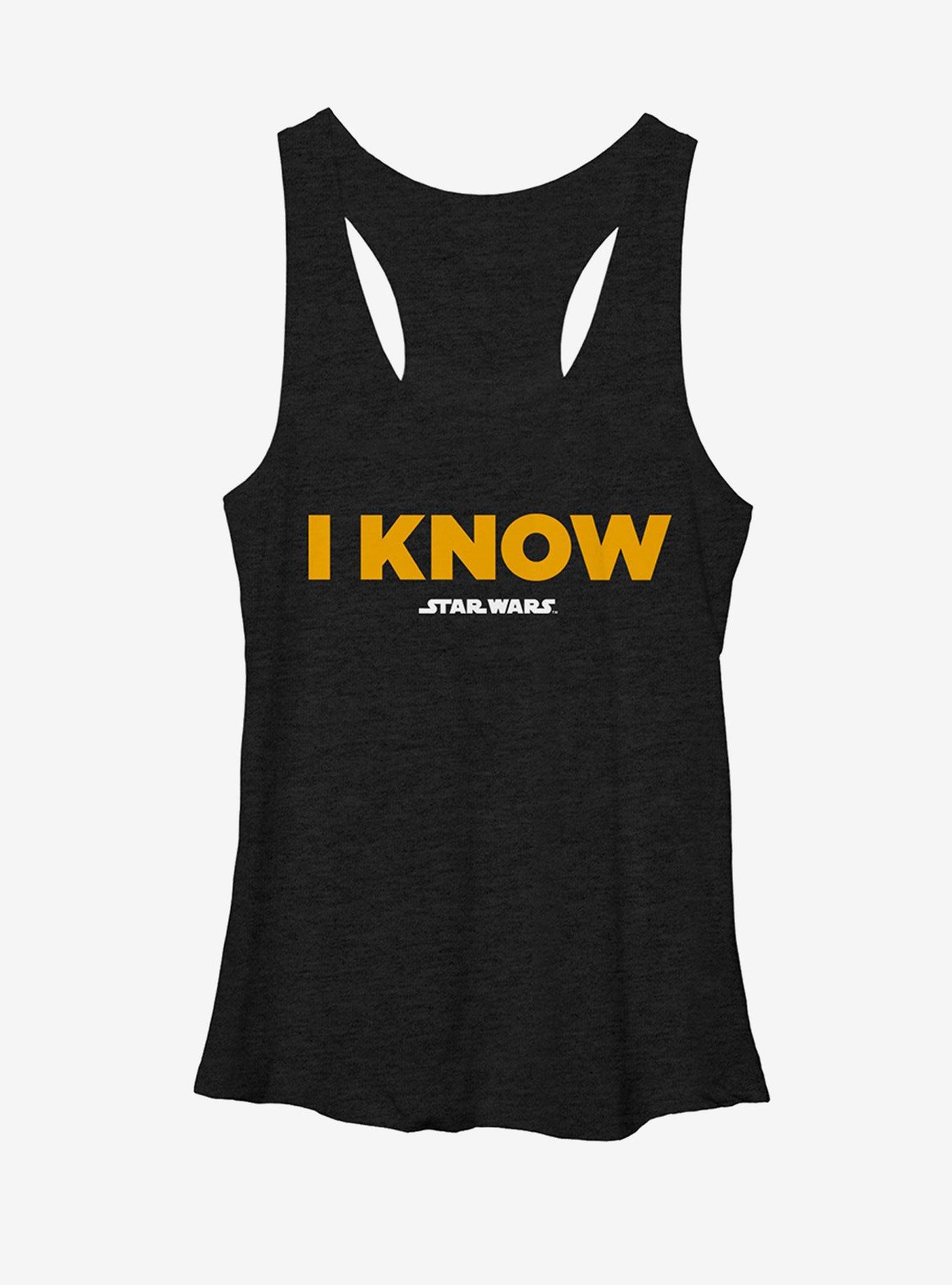 Star Wars Han Solo I Know Womens Tank, , hi-res