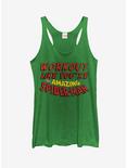 Marvel Work Out Like Spider-Man Womens Tank, ENVY, hi-res