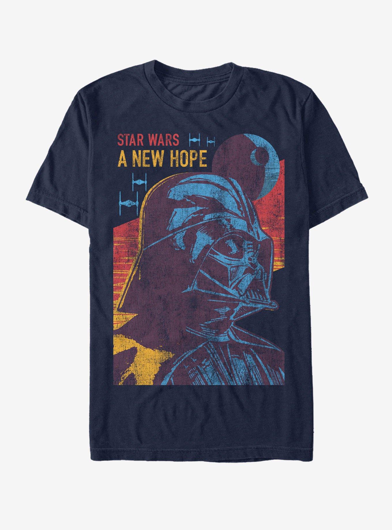 Star Wars A New Hope Darth Vader T-Shirt, NAVY, hi-res