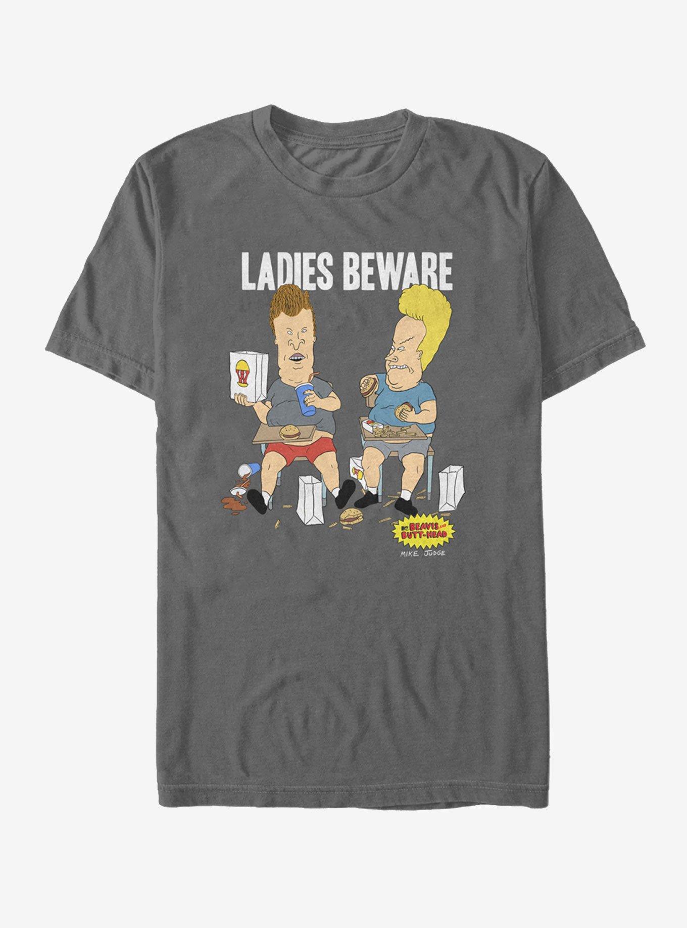 Beavis and Butt-Head Ladies Beware T-Shirt, , hi-res