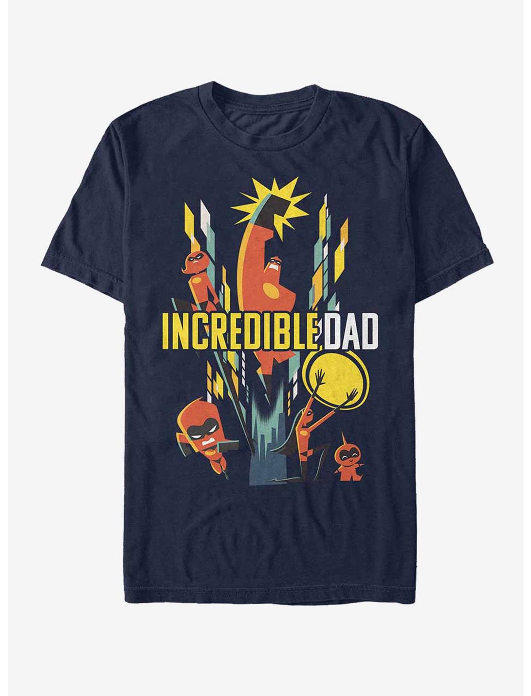Disney Pixar The Incredibles Modern Incredible Dad T-Shirt, NAVY, hi-res