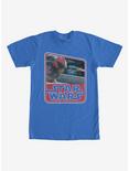 Star Wars Retro Poe Dameron T-Shirt, ROYAL, hi-res