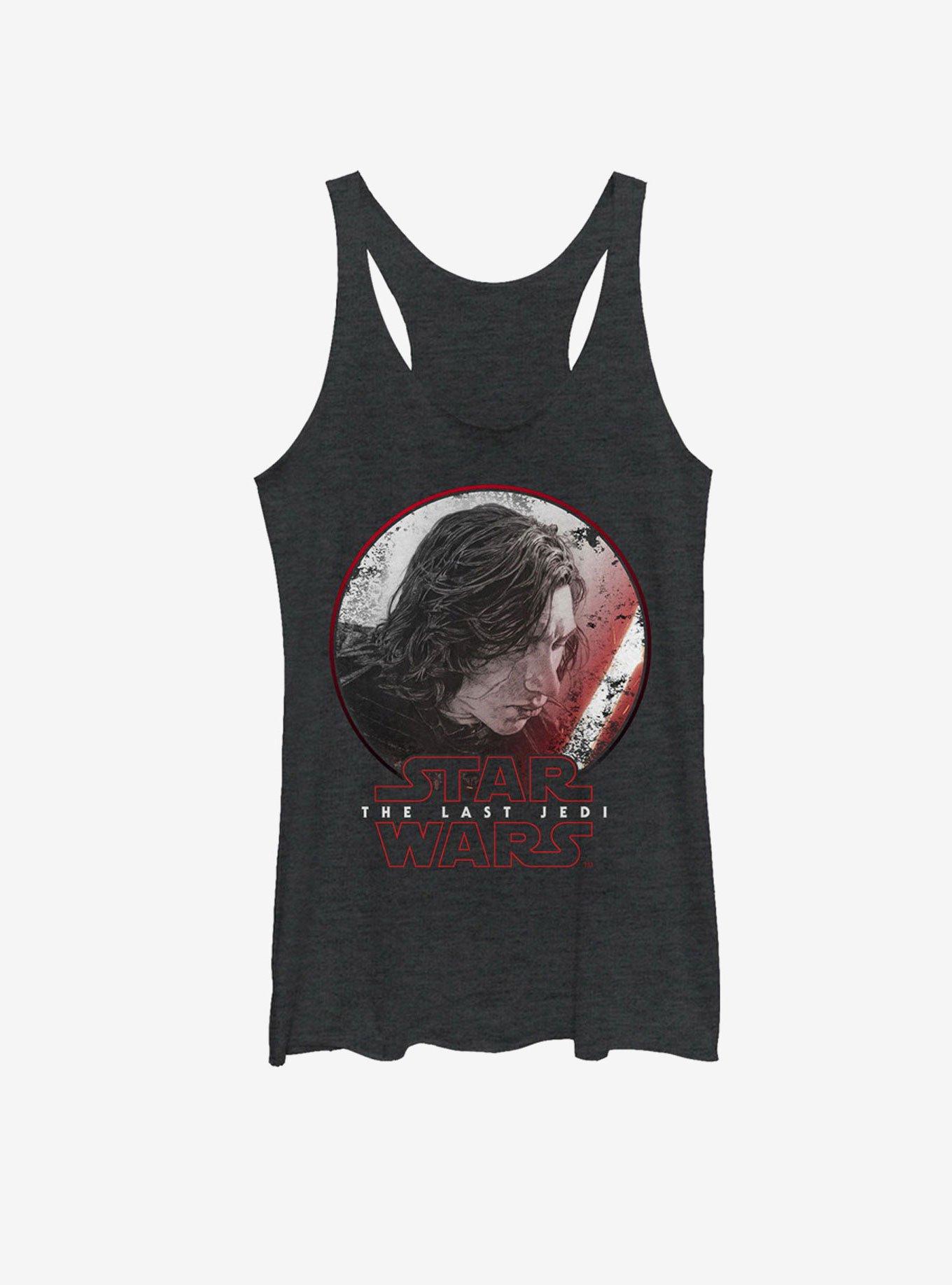 Star Wars Kylo Ren Womens Tank, BLK HTR, hi-res