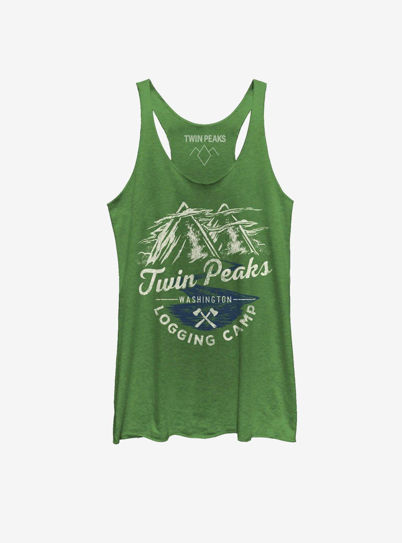 Twin Peaks Logging Camp Womens Tank, ENVY, hi-res