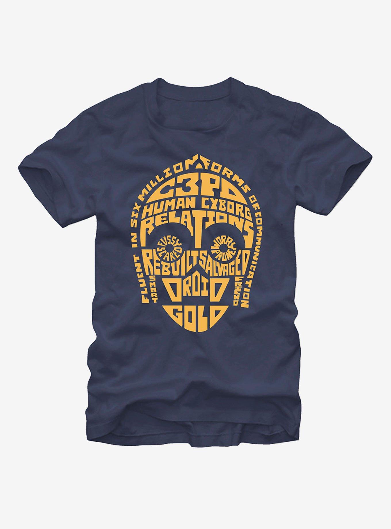 Star Wars C3PO Human Cyborg Relations T-Shirt, , hi-res