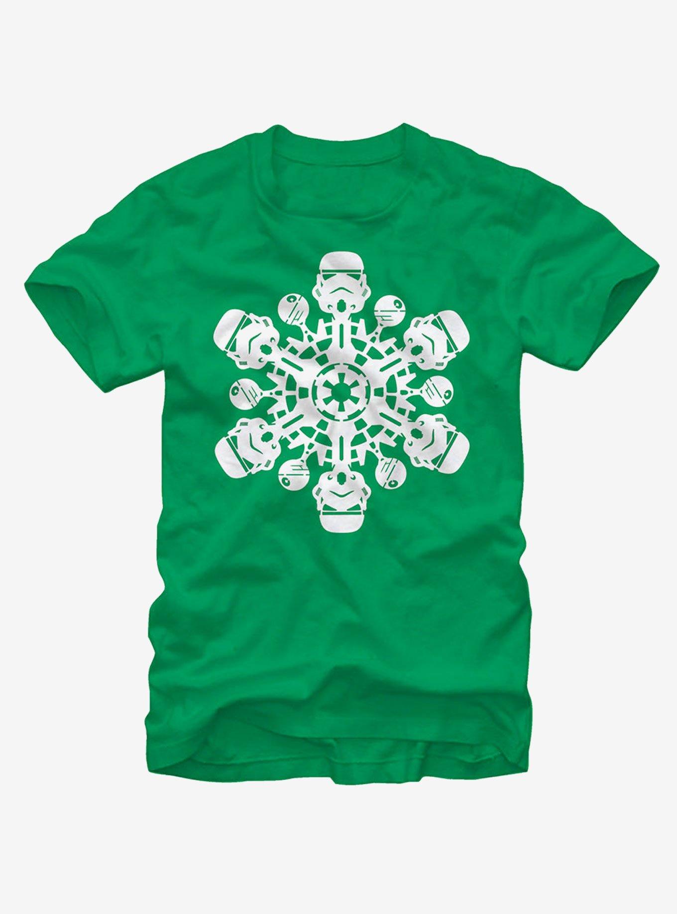Star Wars Christmas Stormtrooper Snowflake T-Shirt, , hi-res