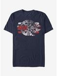 Star Wars Millennium Falcon Profile T-Shirt, NAVY, hi-res