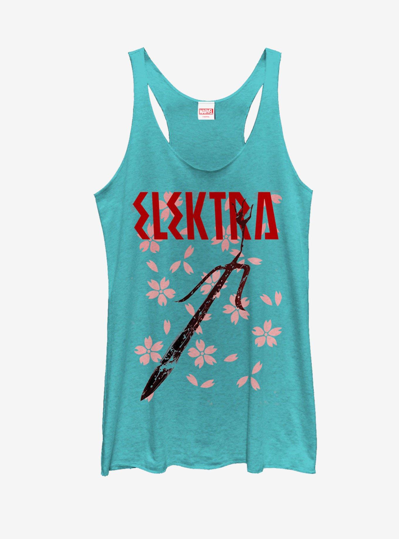 Marvel Elektra Blossoms Womens Tank, , hi-res