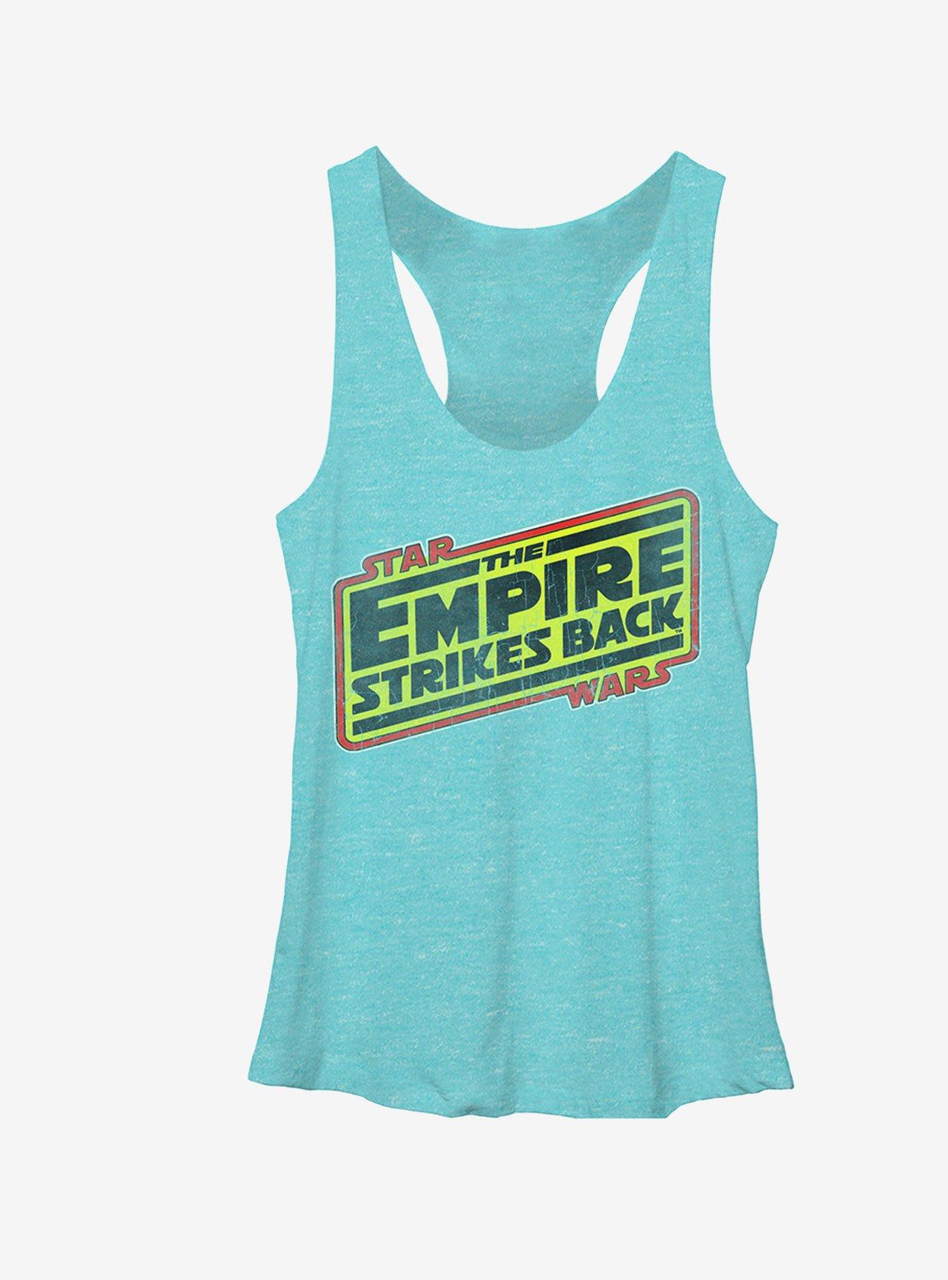 Star Wars Episode V Logo Womens Tank, TAHI BLUE, hi-res