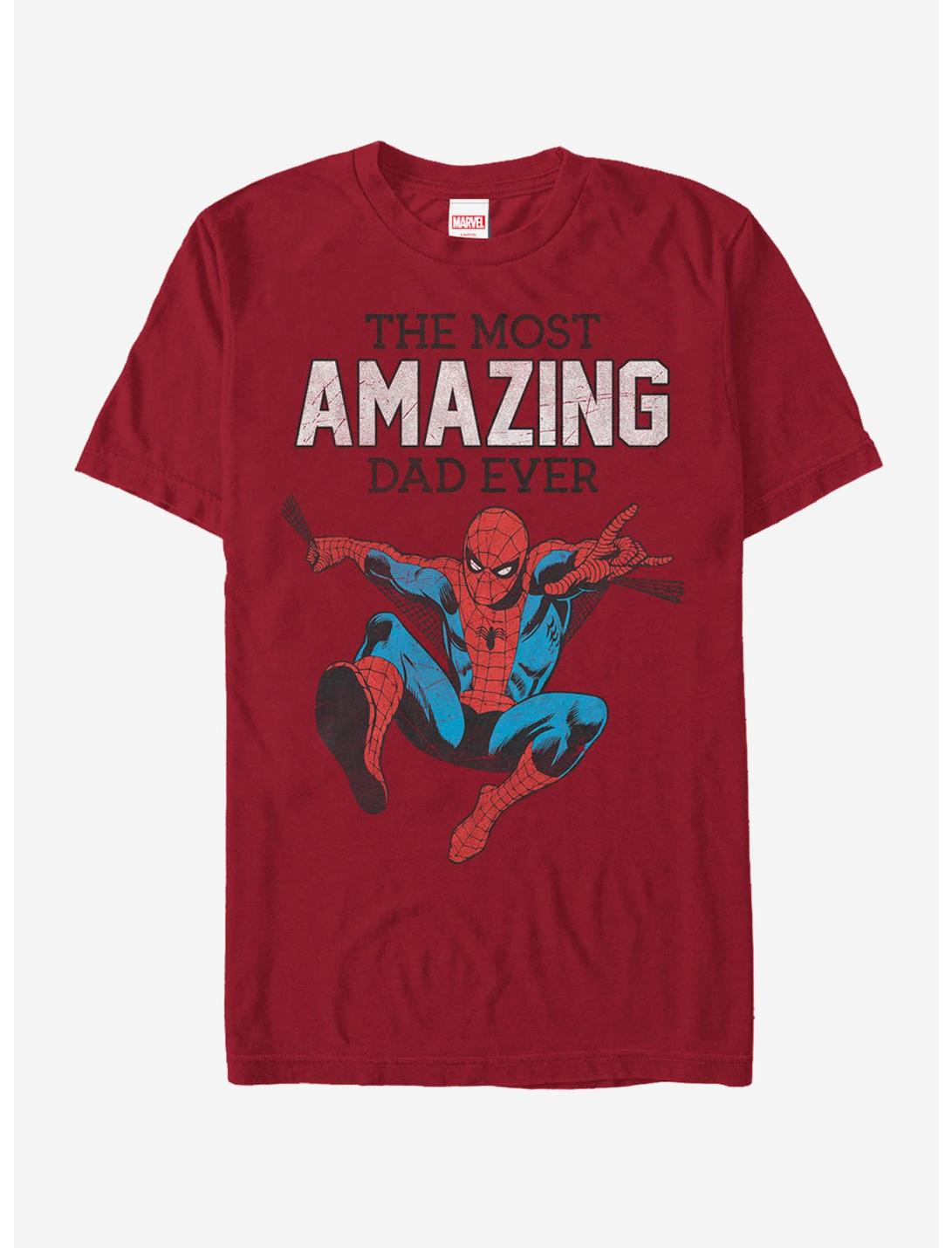 Marvel Spider-Man Amazing Dad T-Shirt, CARDINAL, hi-res