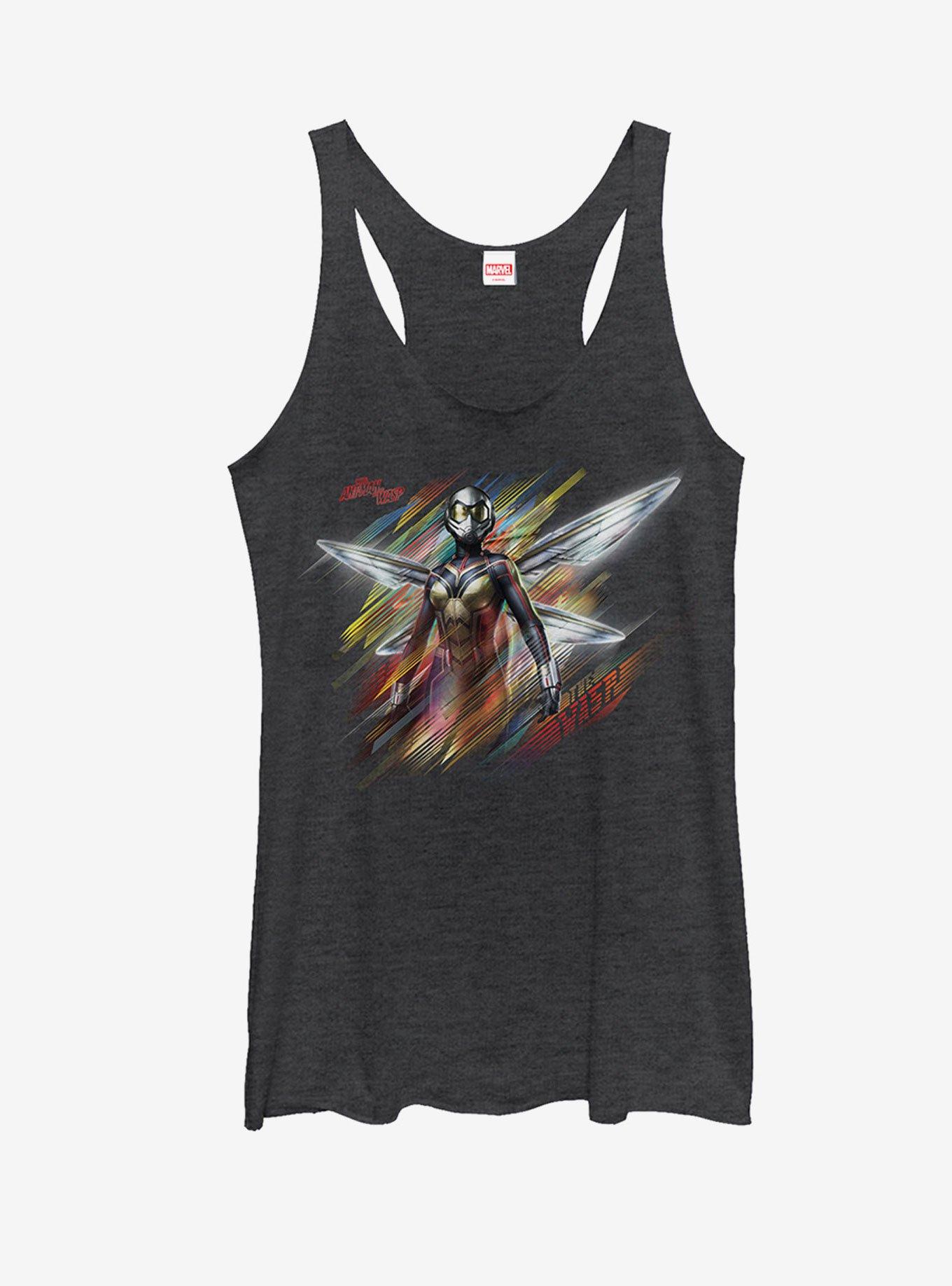 Marvel Ant-Man and the Wasp Hope Rainbow Womens Tank, BLK HTR, hi-res