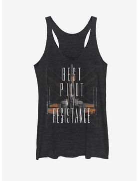 Star Wars Best Pilot in the Resistance X-Wing Womens Tank, , hi-res