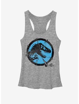 Jurassic Park Cracked T. Rex Logo Womens Tank, , hi-res