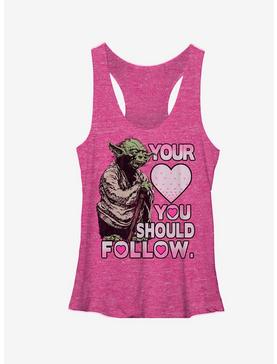 Star Wars Yoda Follow Your Heart Womens Tank, , hi-res