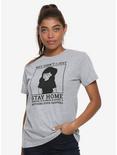 Daria Stay Home Womens Tee - BoxLunch Exclusive, GREY, hi-res