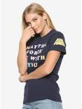 Star Wars The Force Multicolored Womens Tee - BoxLunch Exclusive, NAVY, hi-res
