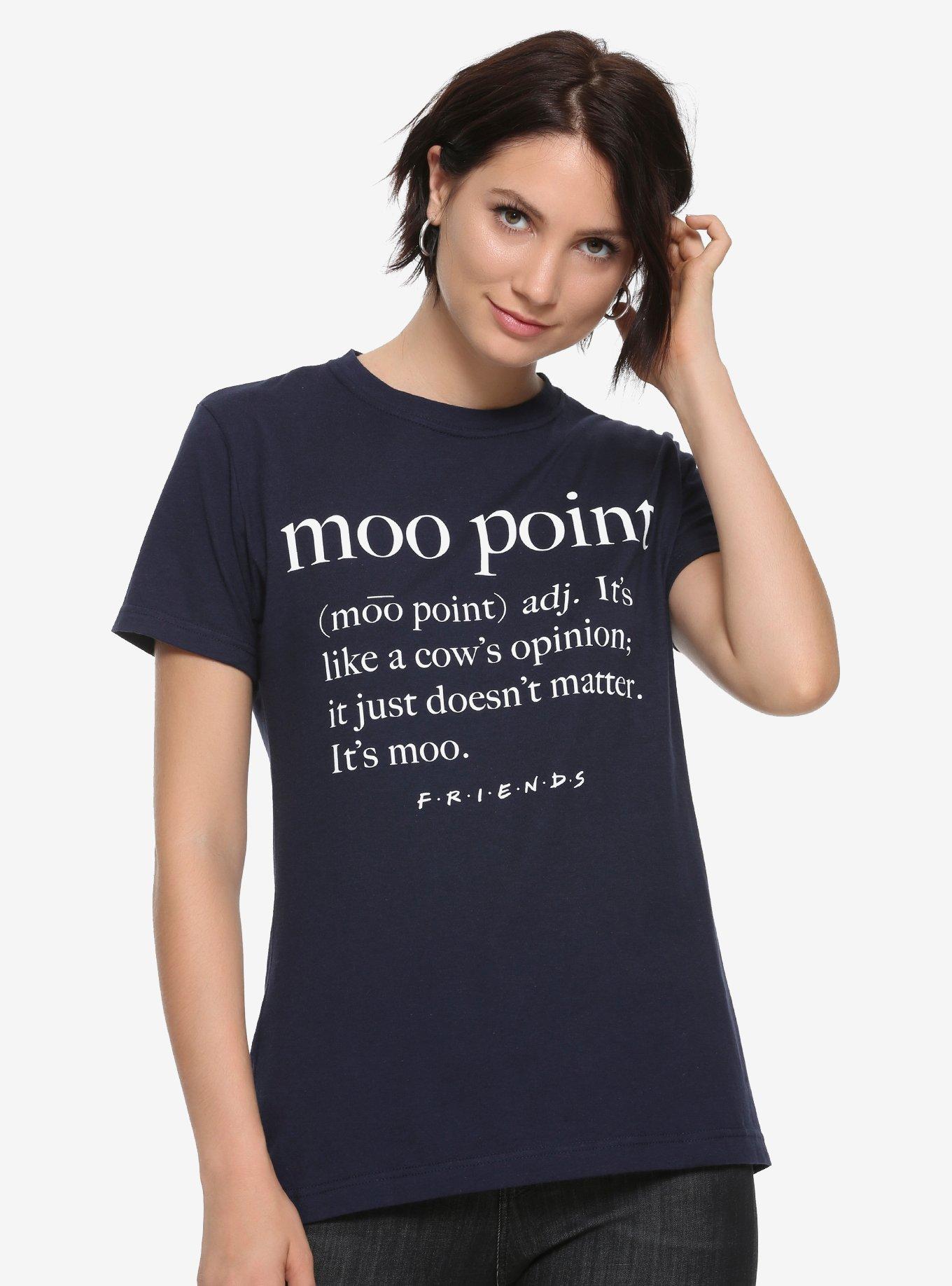 Friends Moo Point Womens T-Shirt - BoxLunch Exclusive, , hi-res
