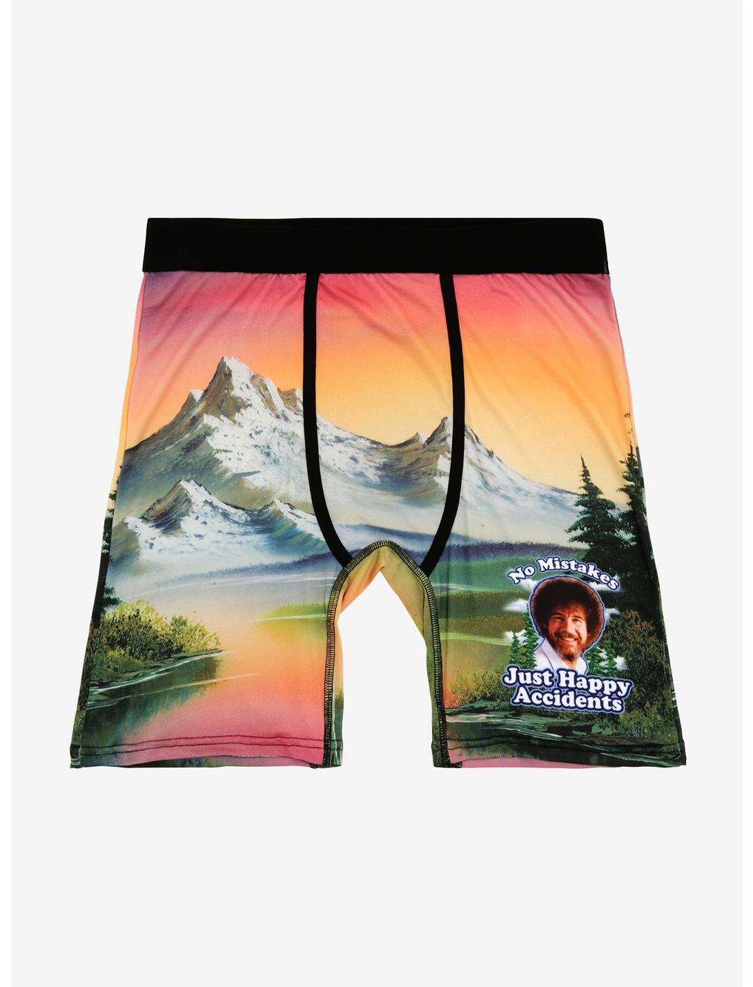 Bob Ross Nature Painting Boxer Briefs - BoxLunch Exclusive, MULTI, hi-res