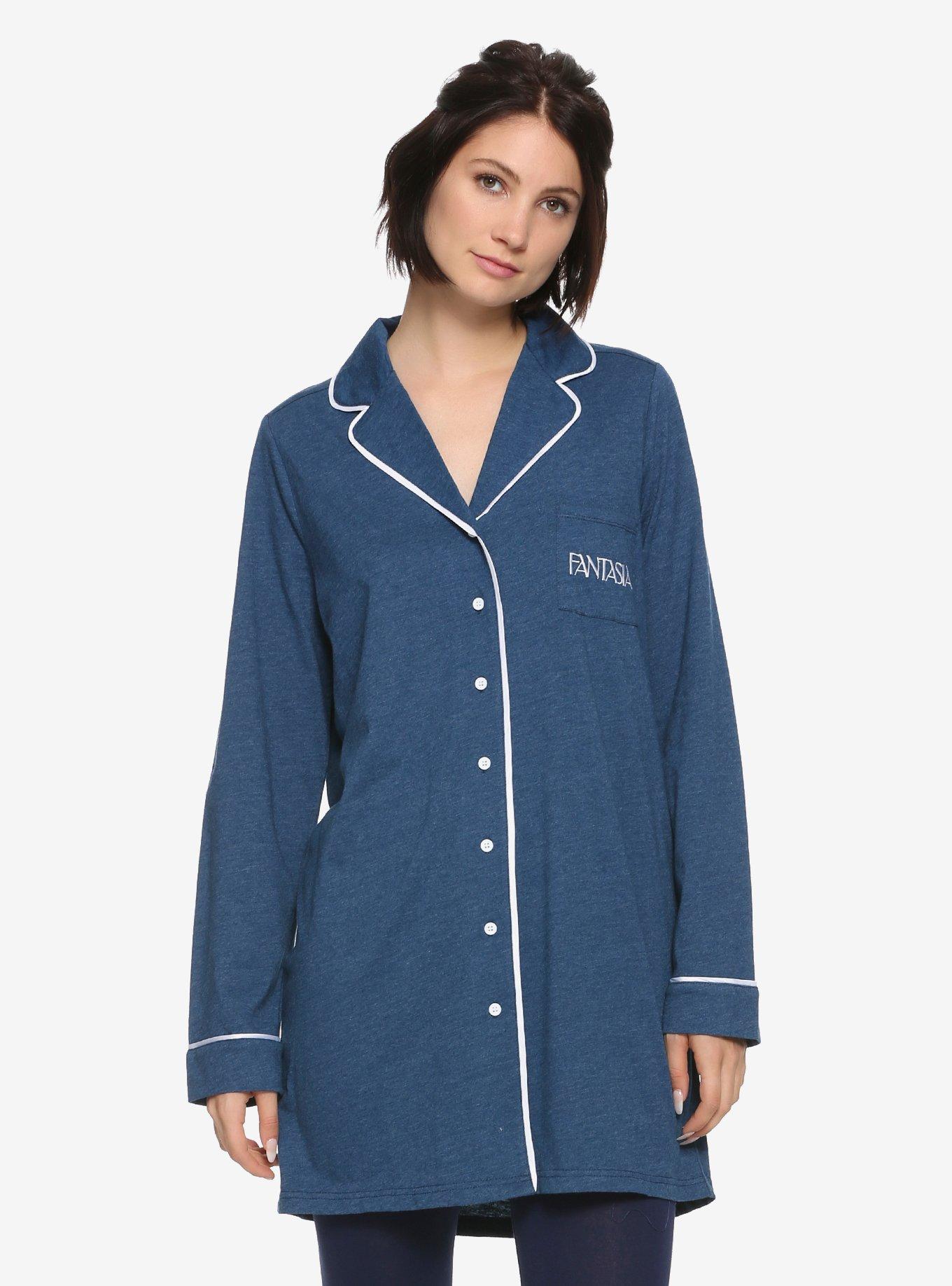 Disney Fantasia Womens Sleep Shirt - BoxLunch Exclusive, RED, hi-res