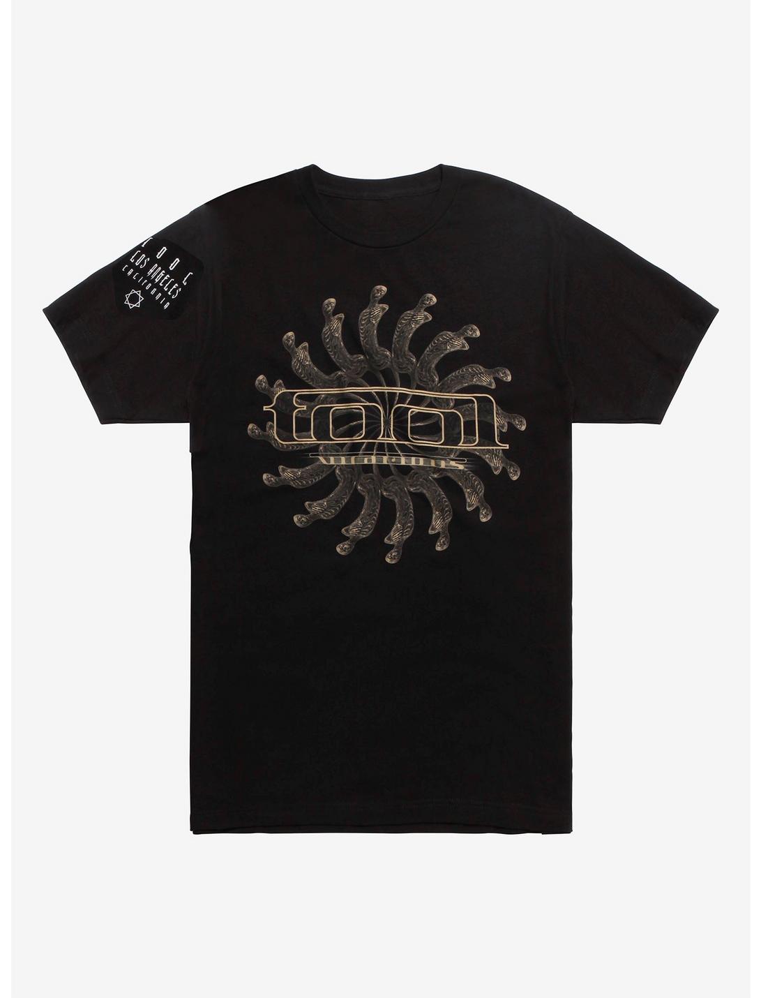 Tool Vicarious Skeleton Spiral T-Shirt, BLACK, hi-res