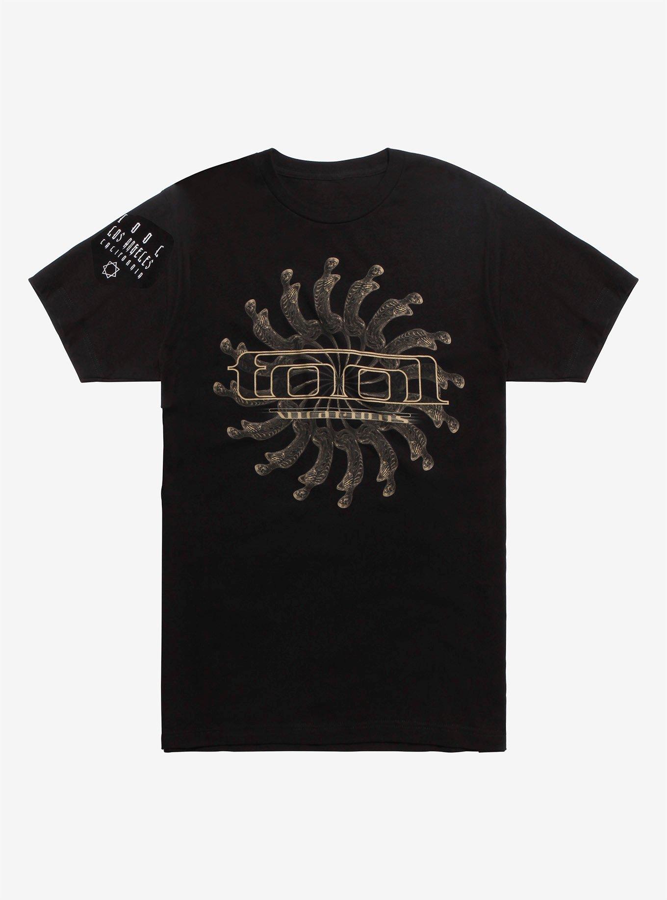 Tool Vicarious Skeleton Spiral T-Shirt, BLACK, hi-res