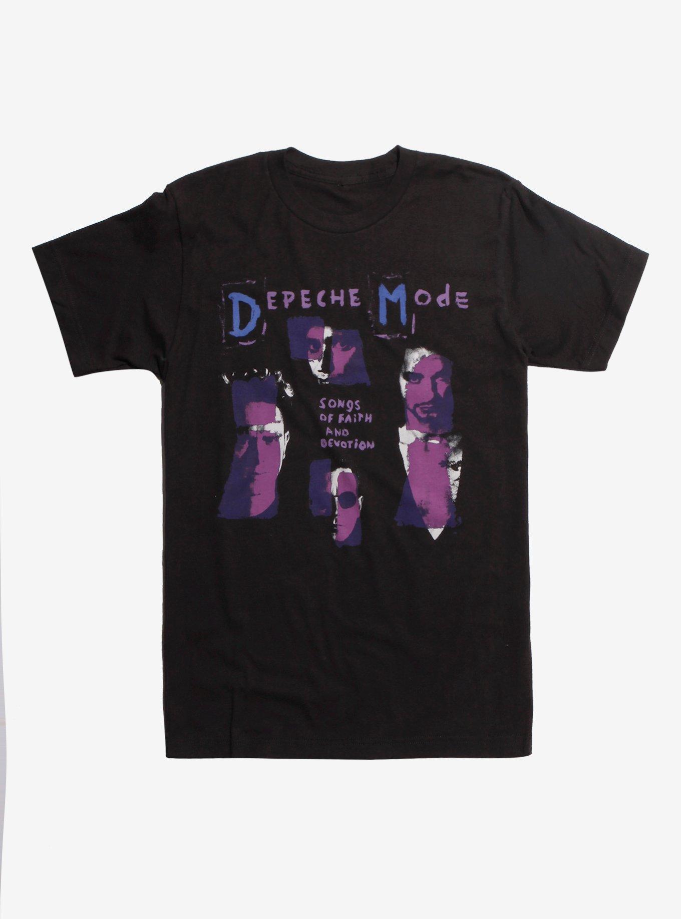 Depeche Mode Songs Of Faith And Devotion T-Shirt, BLACK, hi-res