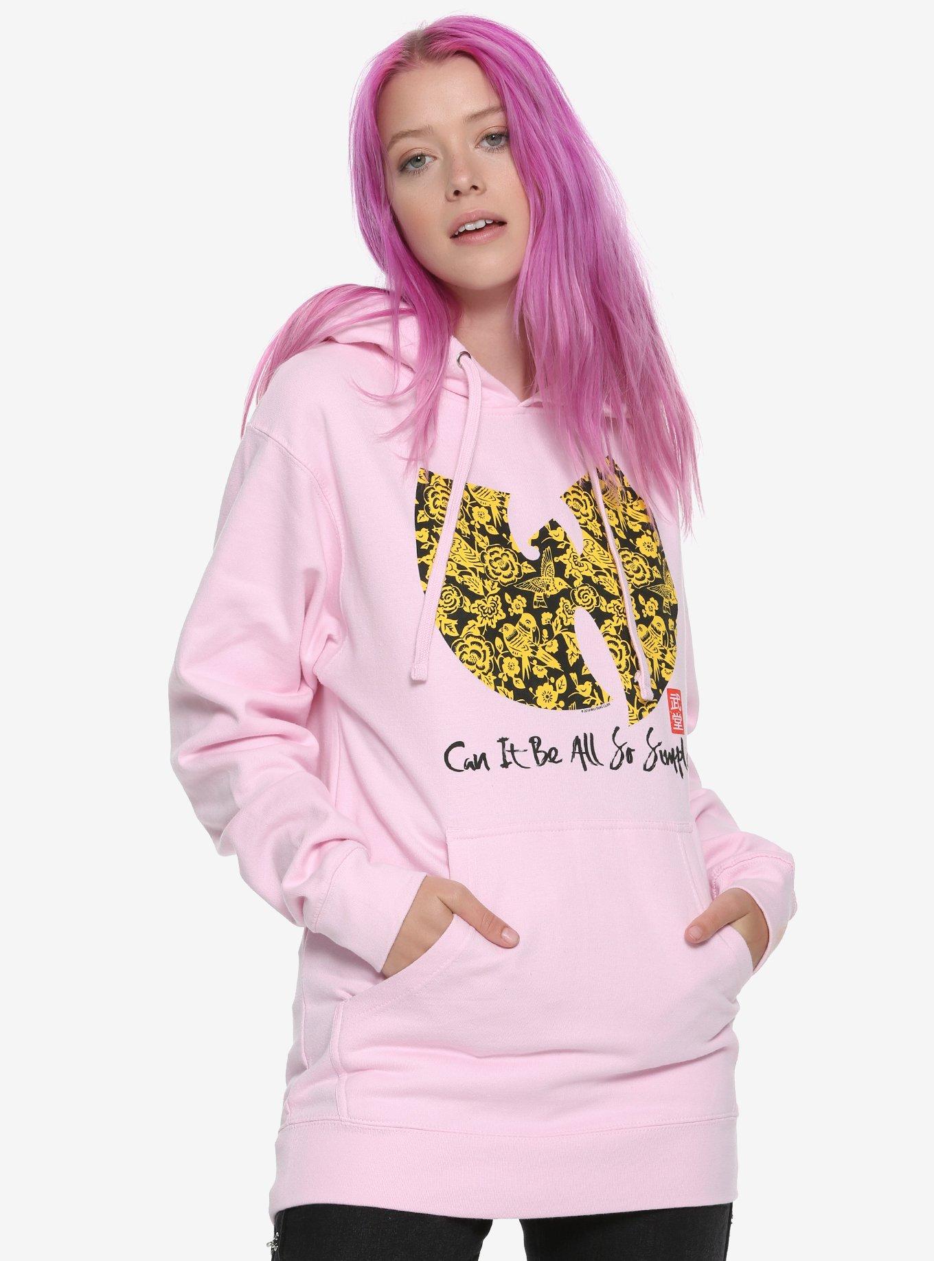 Wu-Tang Clan Can It All Be So Simple Girls Hoodie, PINK, hi-res