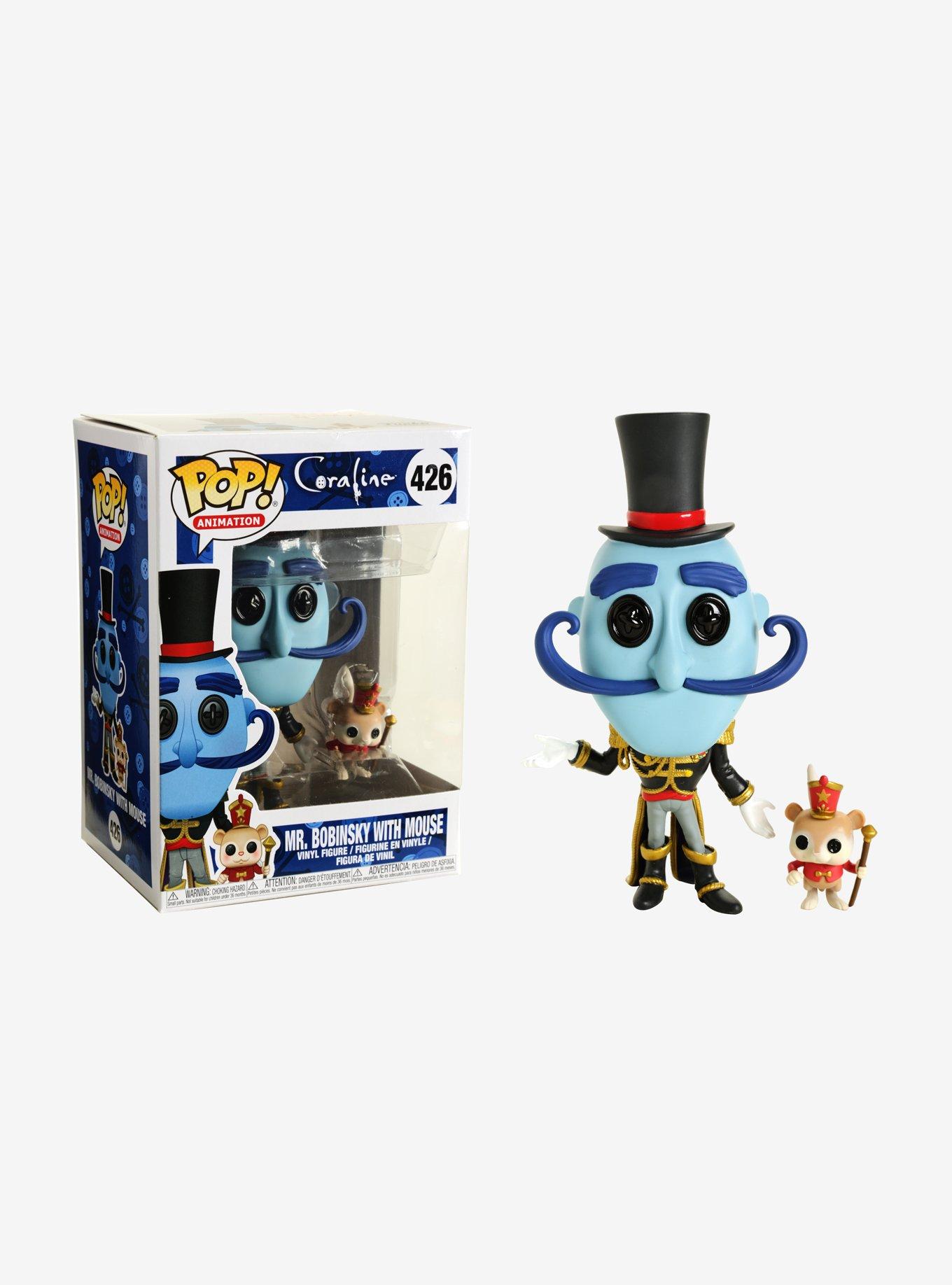 Funko Coraline Pop! Mr. Bobinsky With Mouse Vinyl Figure, , hi-res