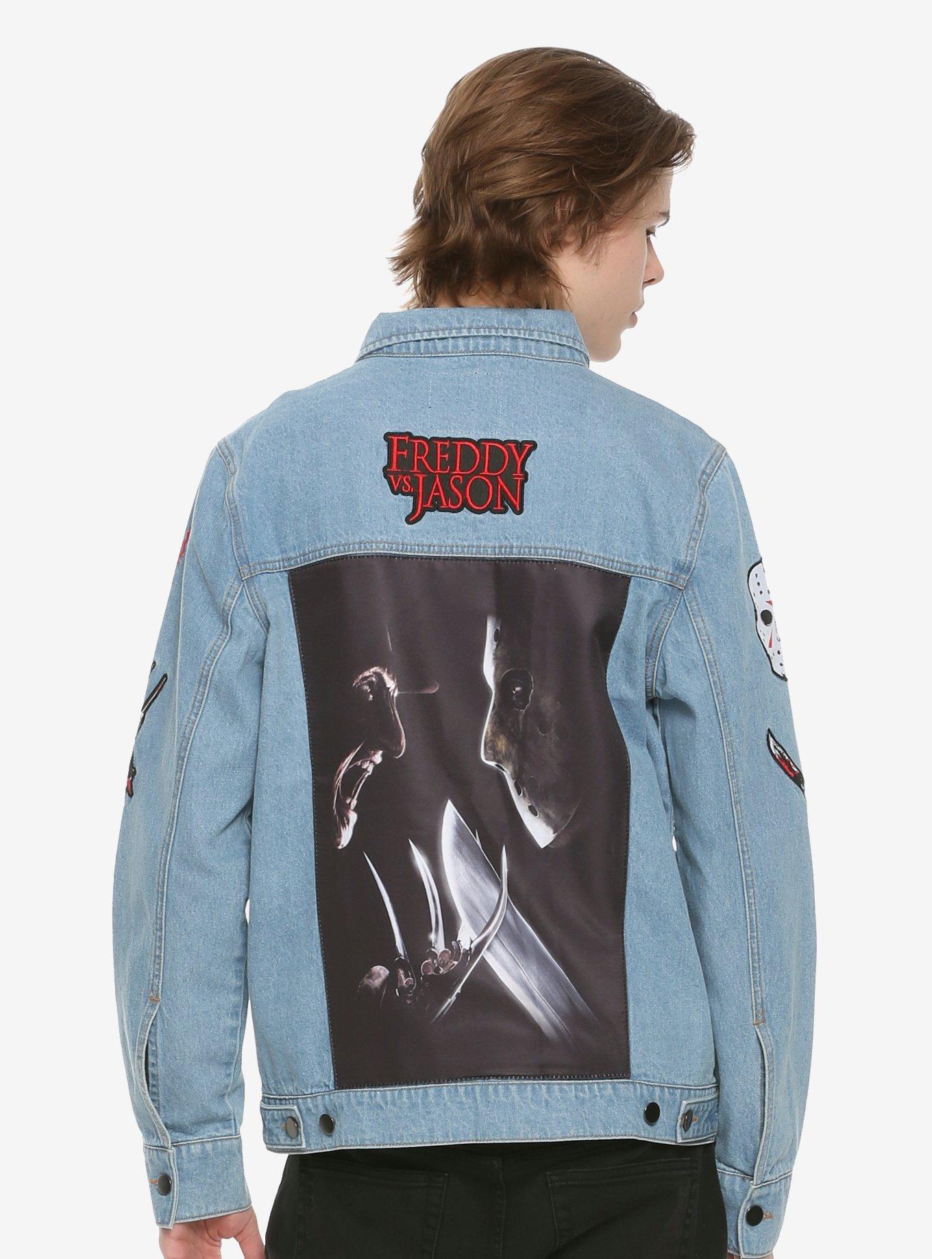 Freddy Vs. Jason Denim Jacket, BLUE, hi-res