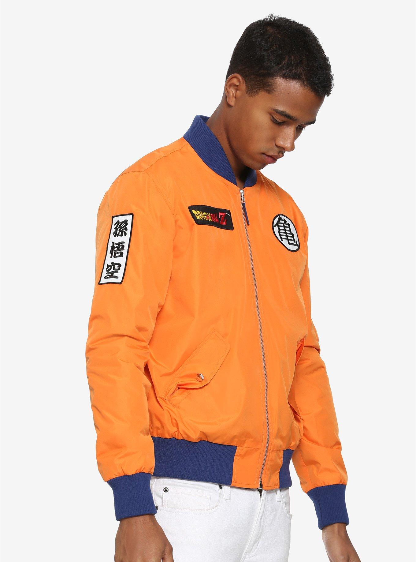 Dragon Ball Z Goku Bomber Jacket, ORANGE, hi-res