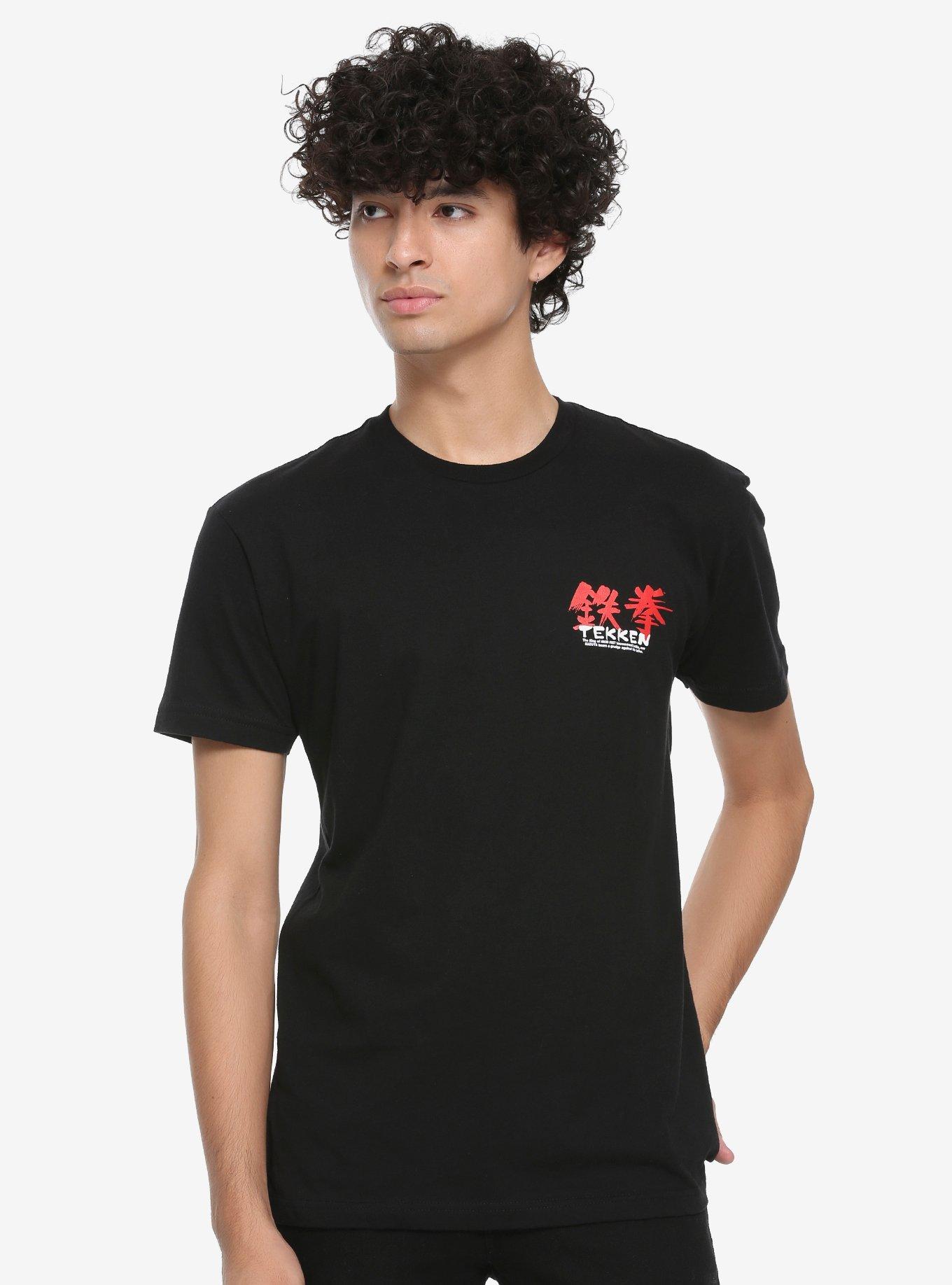 Tekken Character Box T-Shirt - BoxLunch Exclusive, BLACK, hi-res