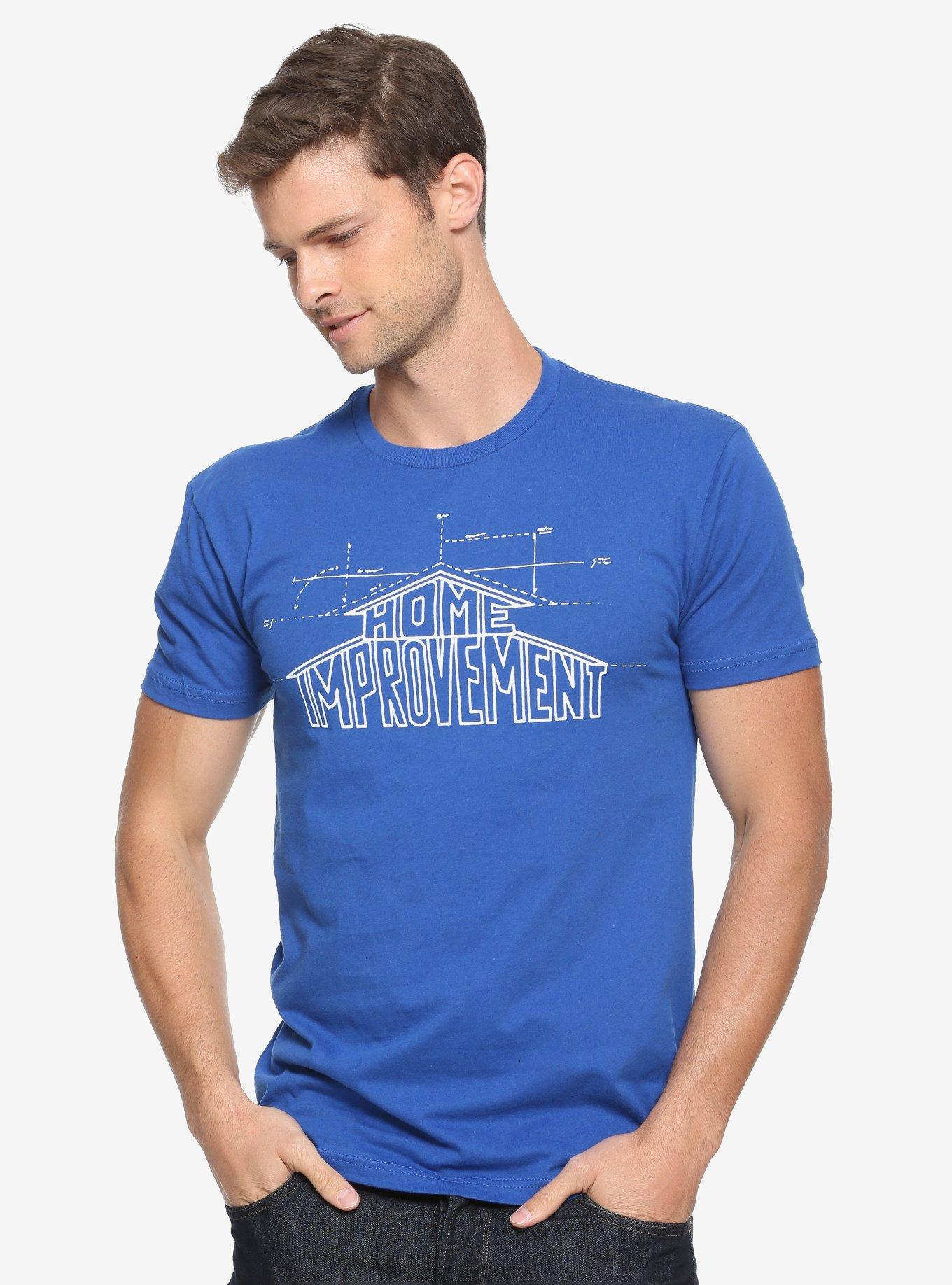 Home Improvement Logo T-Shirt, BLUE, hi-res