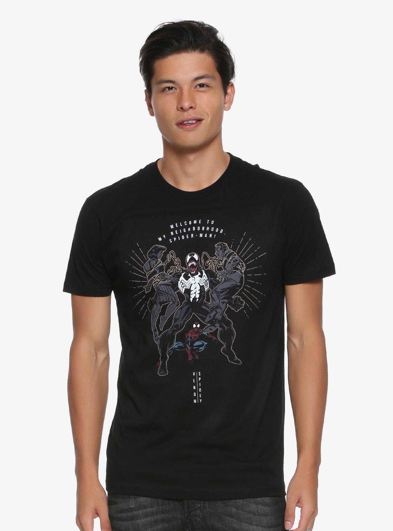 Marvel Venom Spider-Man Rage T-Shirt - BoxLunch Exclusive, BLACK, hi-res