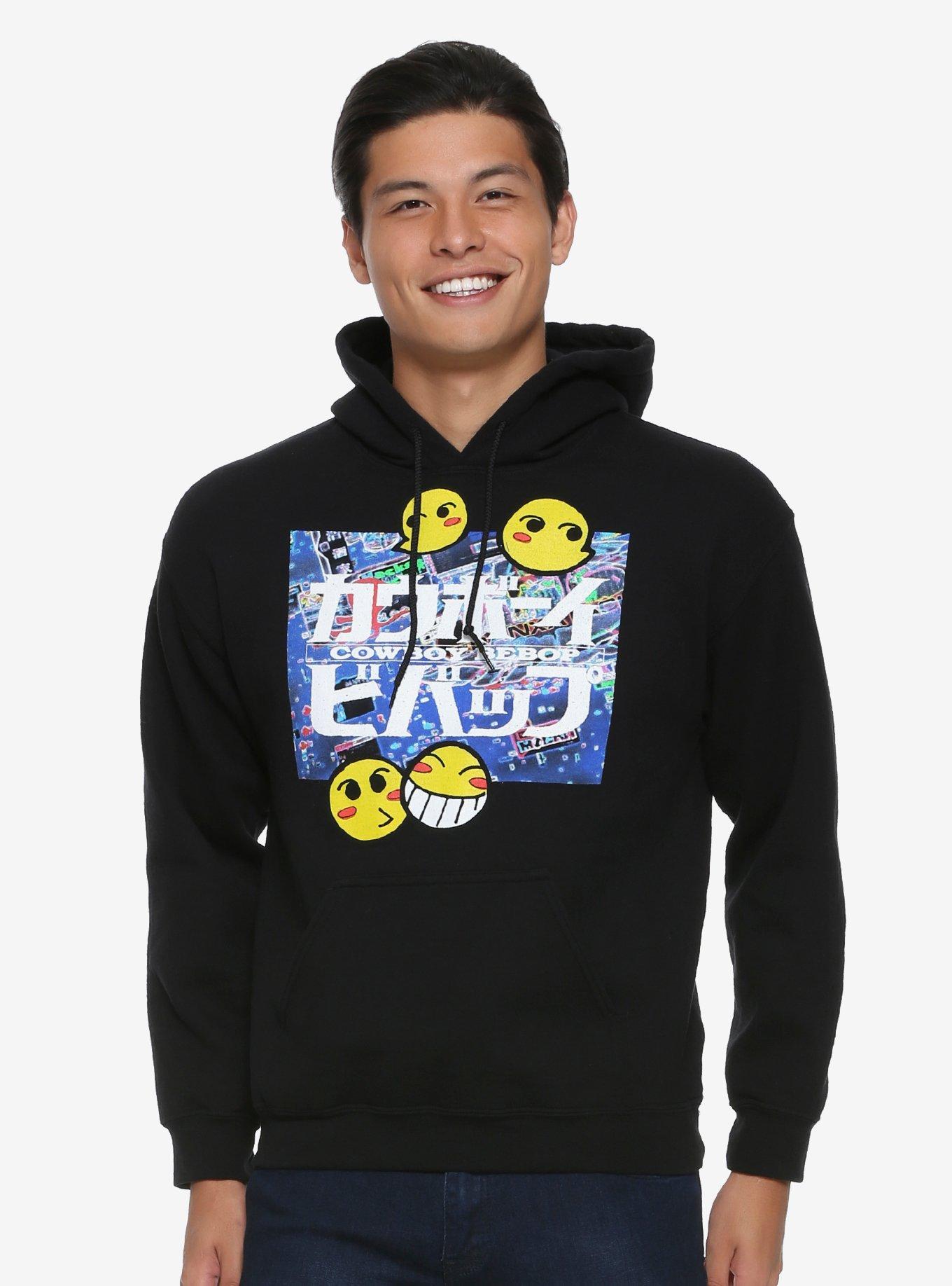Cowboy Bebop Ed Hack Hoodie - BoxLunch Exclusive, BLACK, hi-res