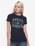 Her Universe Doctor Who Brave & Fearless Thirteenth Doctor Girls T-Shirt, WHITE, hi-res